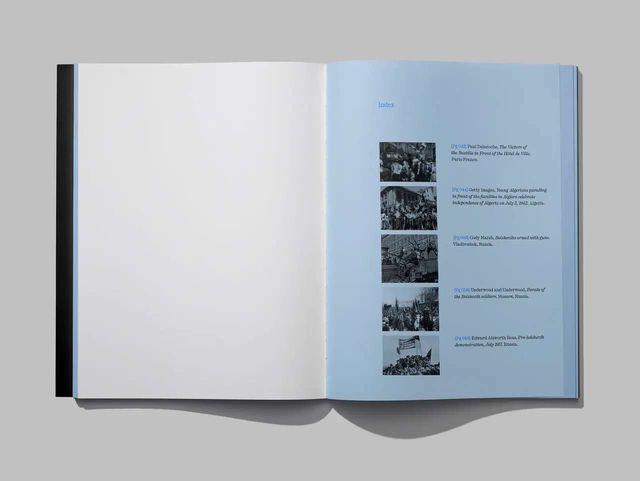 Backmatter — spread 1