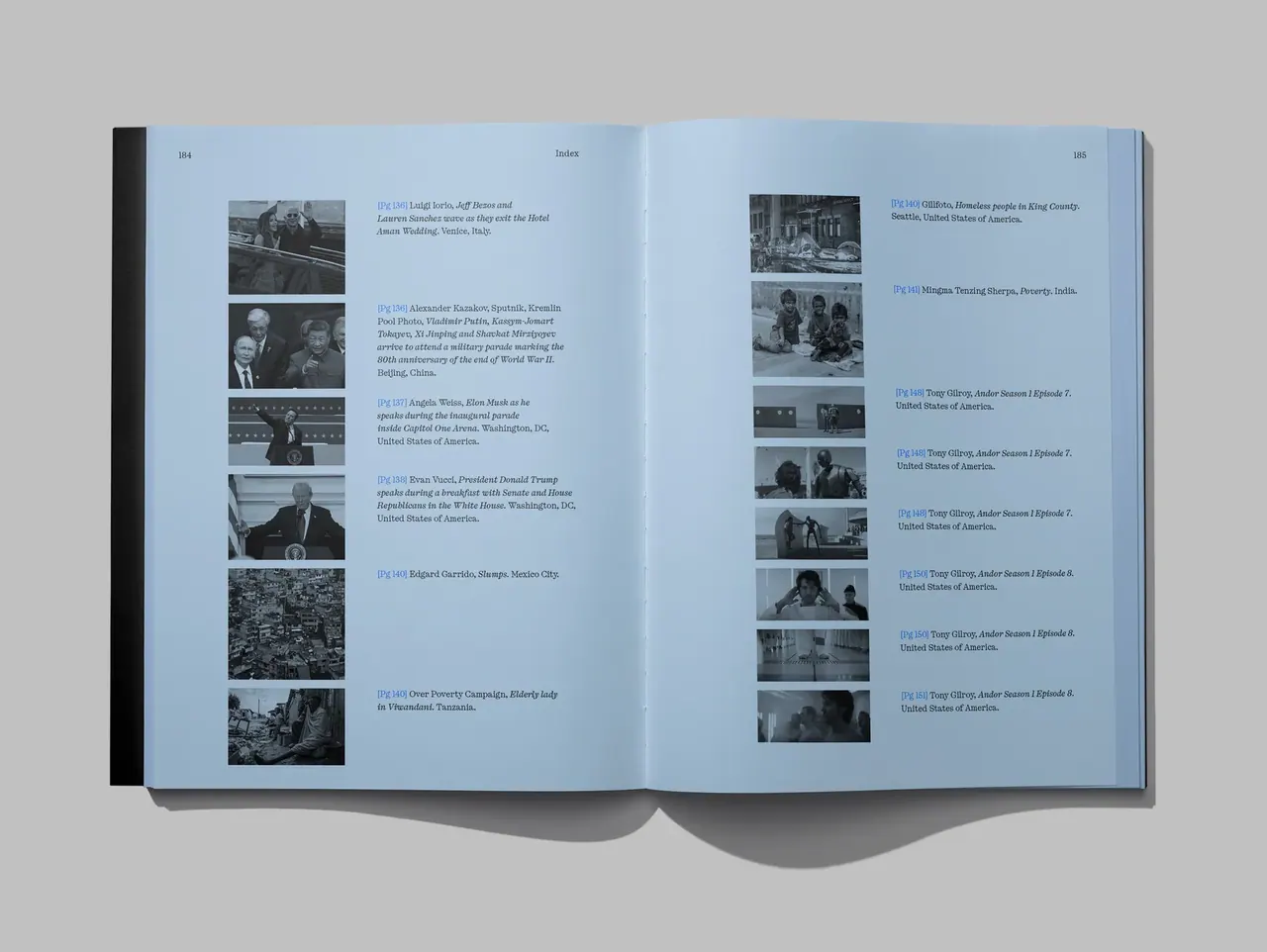 Backmatter — spread 5