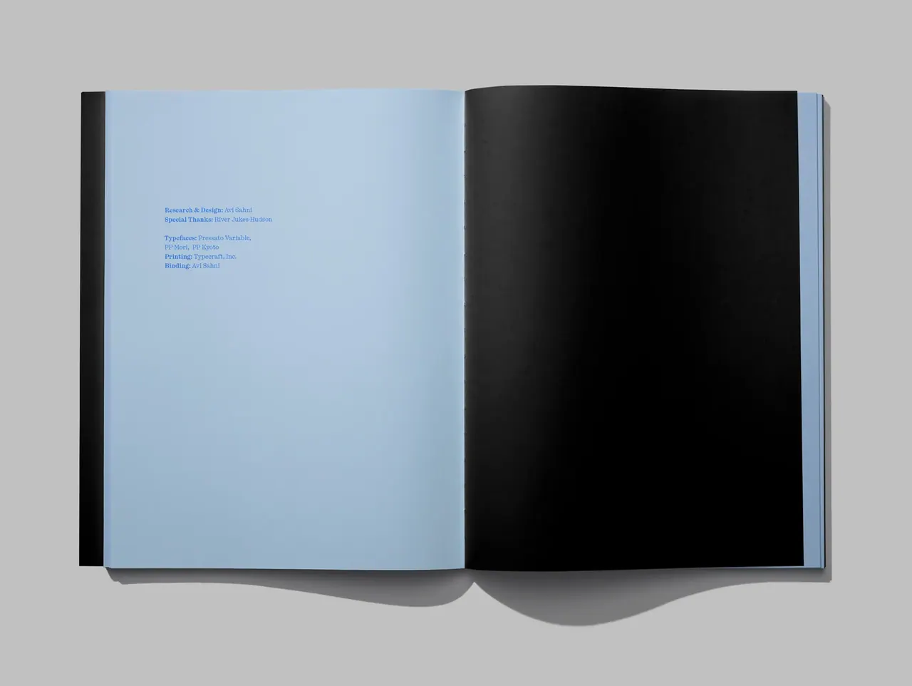 Backmatter — spread 9